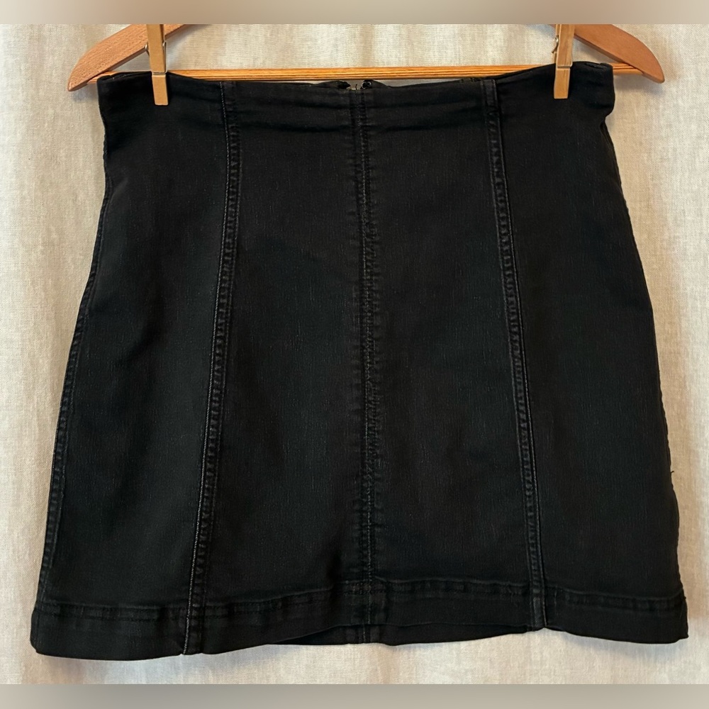 Free People Denim Mini Skirt